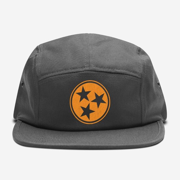 Other - NEW Tennessee Volunteers Flag Element 5 Panel Camper Strapback Hat DARK GREY